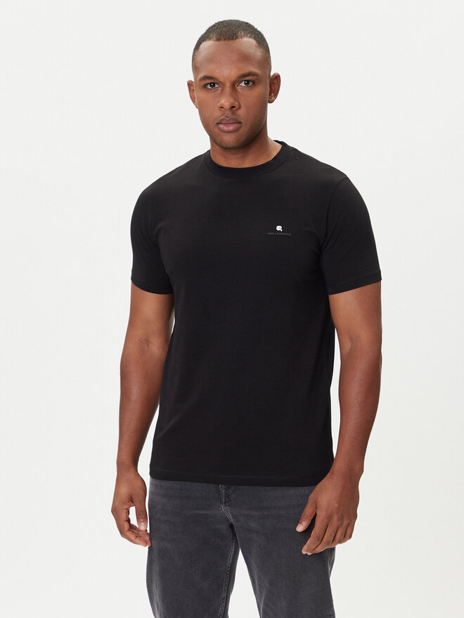 KARL LAGERFELD KARL LAGERFELD Camiseta 755053 554235 Negro Regular Fit