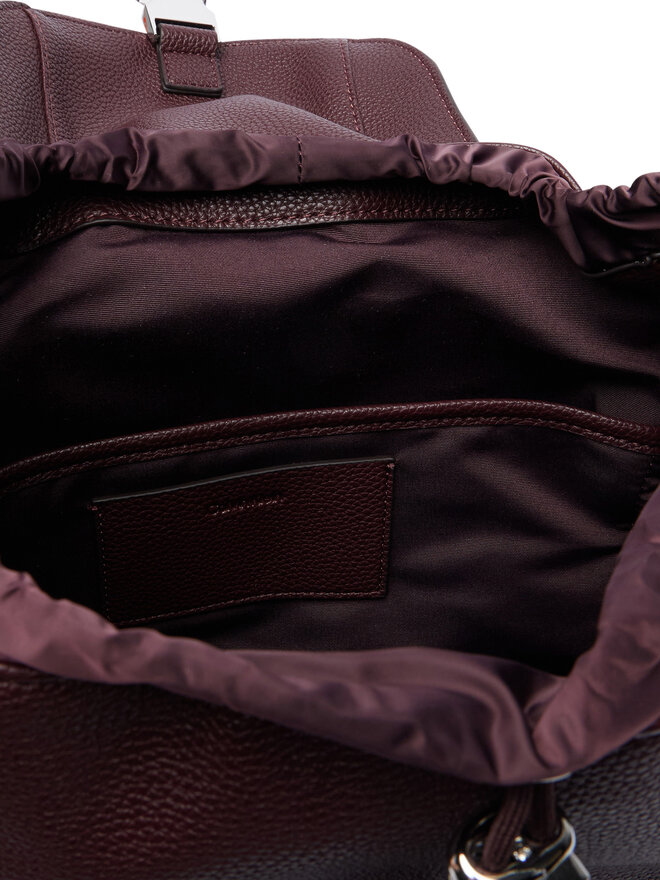 Calvin Klein Rucksack Calvin Klein Weebbing Strap Flap Backpack LV04F3645G Dunkelrot