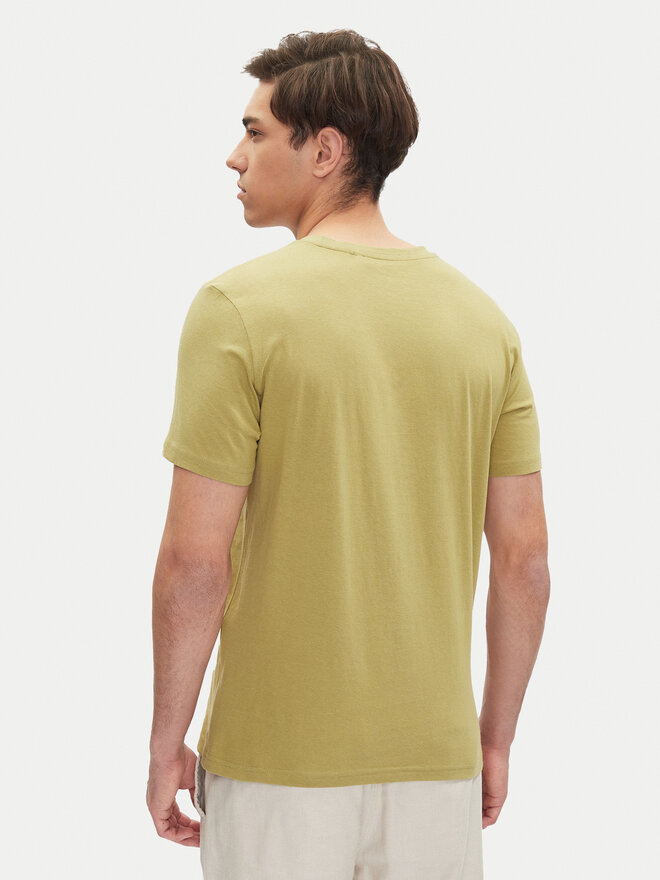 Mustang Mustang T-Shirt Austin 1016274 Grün Regular Fit