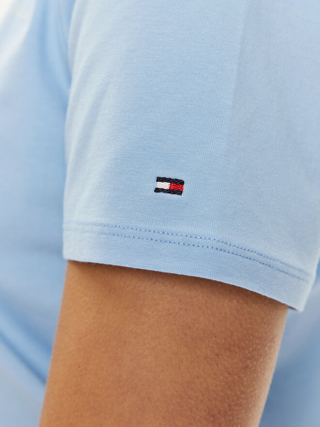 Tommy Hilfiger Tommy Hilfiger Camiseta 1985 WW0WW37877 Celeste Regular Fit