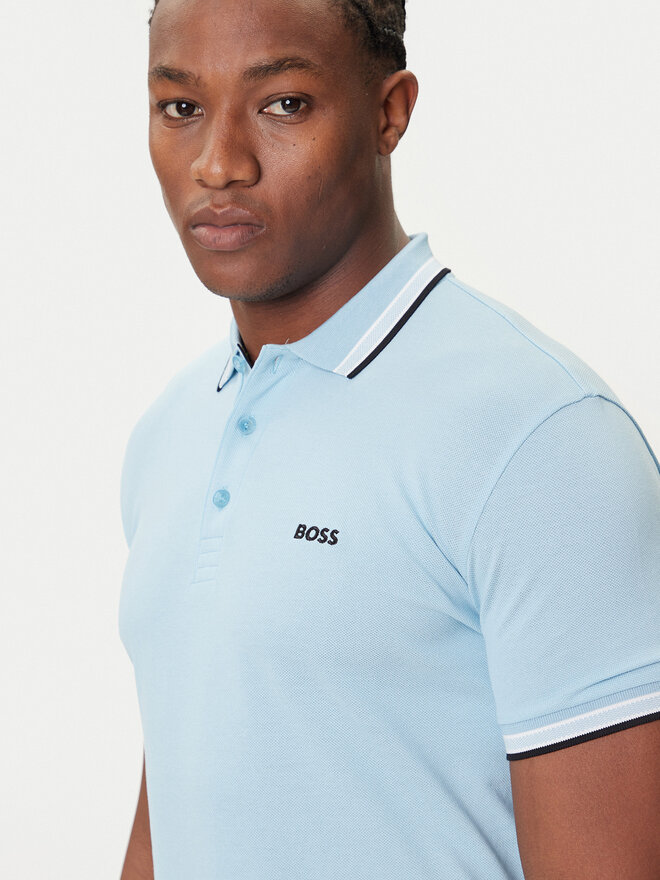 BOSS BOSS Polo Paddy 50469055 Celeste Regular Fit