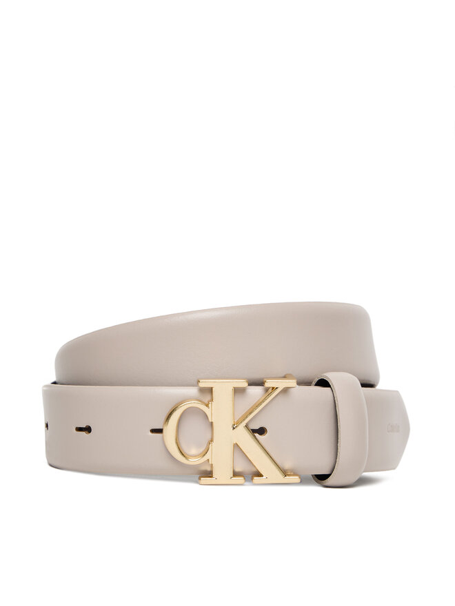 Calvin Klein Damengürtel Calvin Klein Ck Buckle 30Mm Fixed Belt LV04F7054G Écru