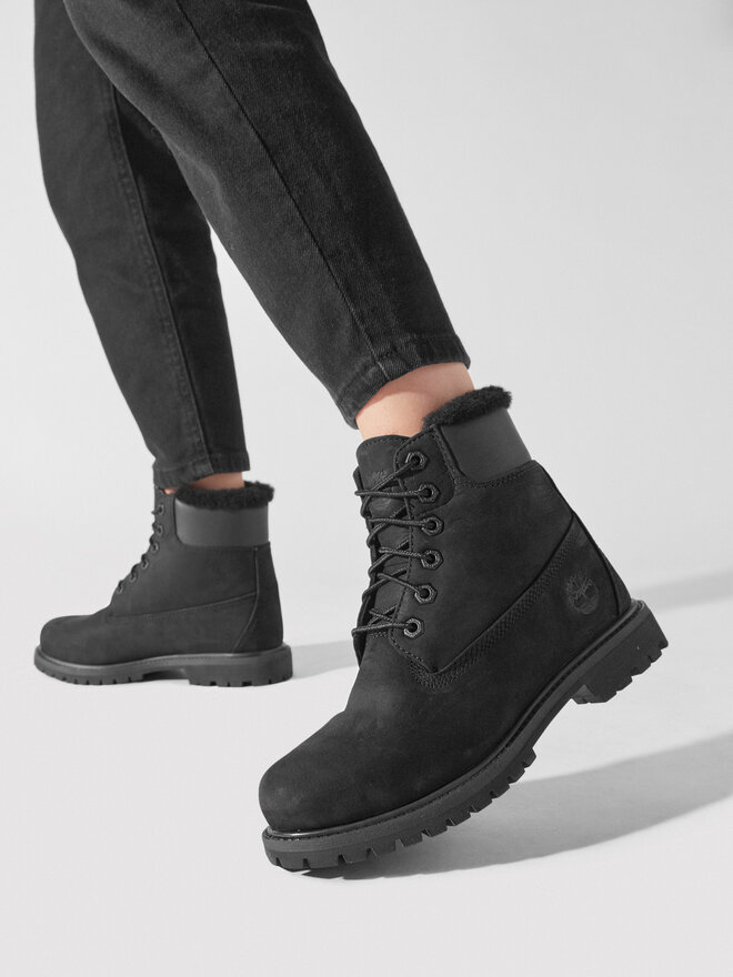 Timberland Trapper stila apavi Timberland 6In Premium Shearling TB0A1U7S0011 Melns