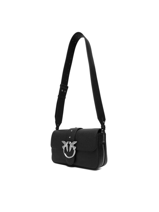 PINKO Τσάντα PINKO Love One Slouchy Zip Mini AI 25-26 PLTT 105345 A2JG Μαύρο