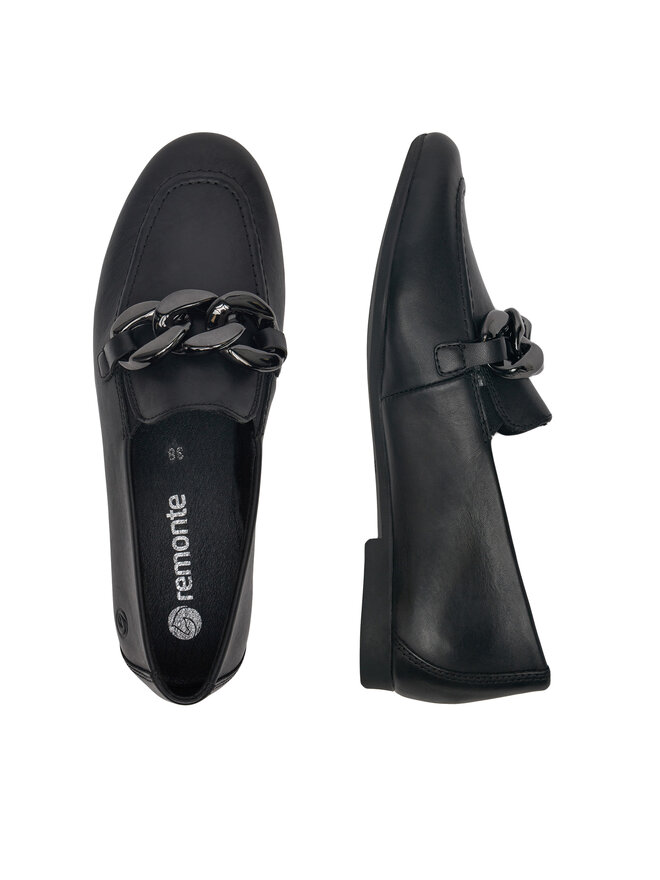 Remonte Čevlji brez vezalk Remonte D0K00-00 Črna