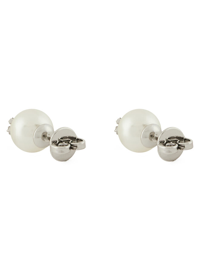 Tory Burch Fülbevaló Tory Burch Kira Pearl Stud 163698 Fehér