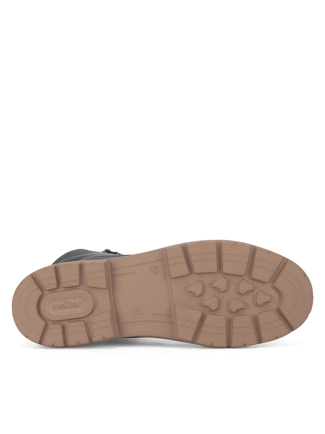 Rieker Schnürschuhe Rieker N0031-00 Schwarz