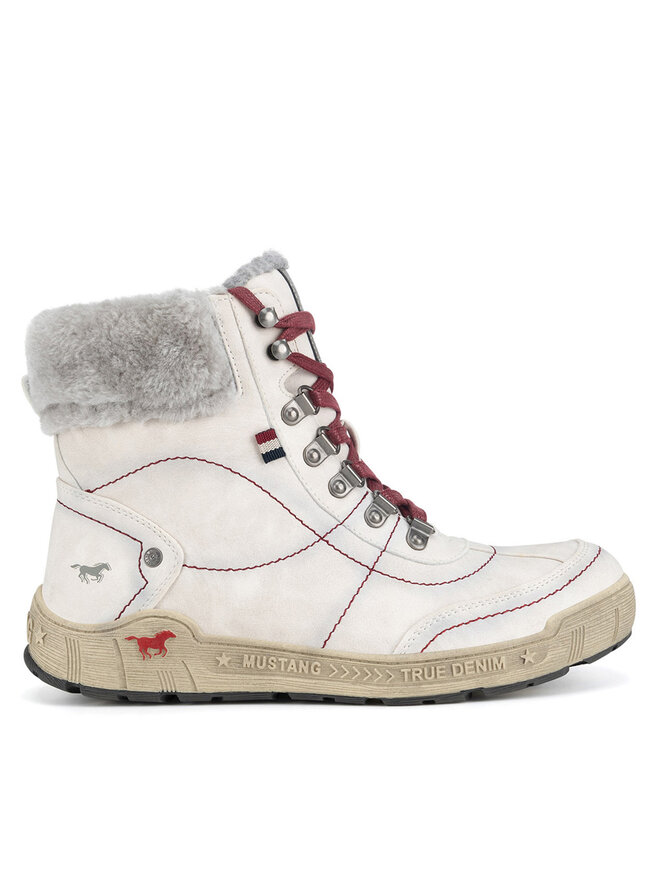 Mustang Schnürschuhe Mustang 1290-607 Weiß