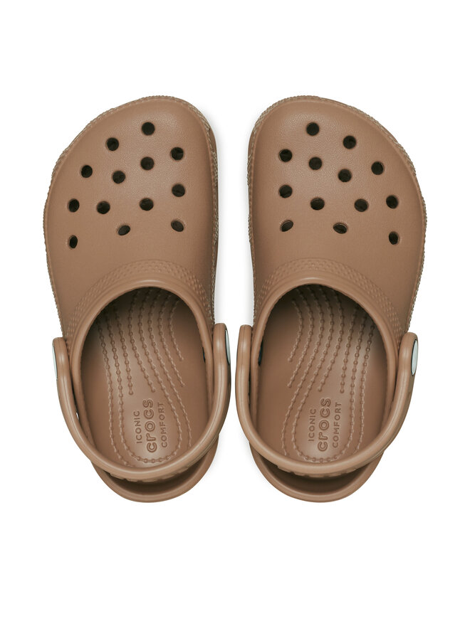 Crocs Pantoletten Crocs Toddler Classic Clog 206990 Braun