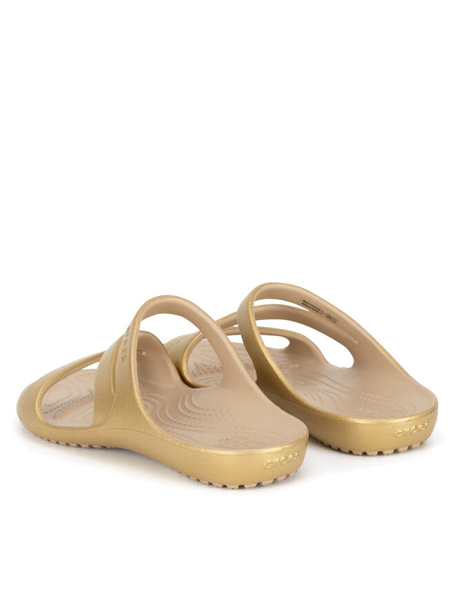 Crocs Şlapi Crocs KADEE II METALLIC SANDAL W 210147-710 Auriu