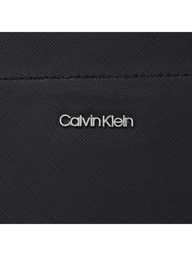 Calvin Klein Σακίδιο Calvin Klein Business Backpack Saffiano K60K611676 Μαύρο