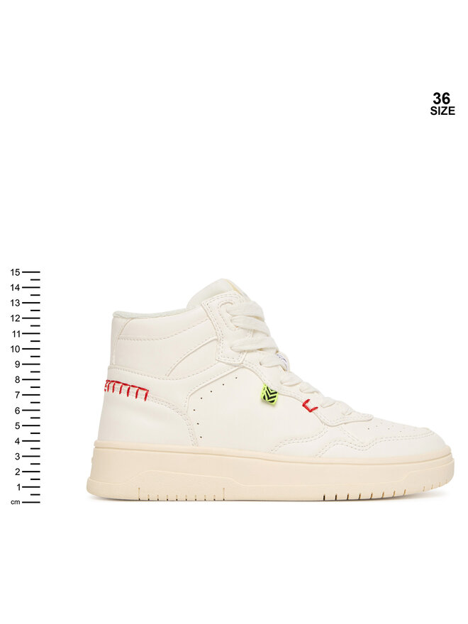 Geox Laisvalaikio batai Geox J Lestrella J56NLA 000BC C1000 D Balta