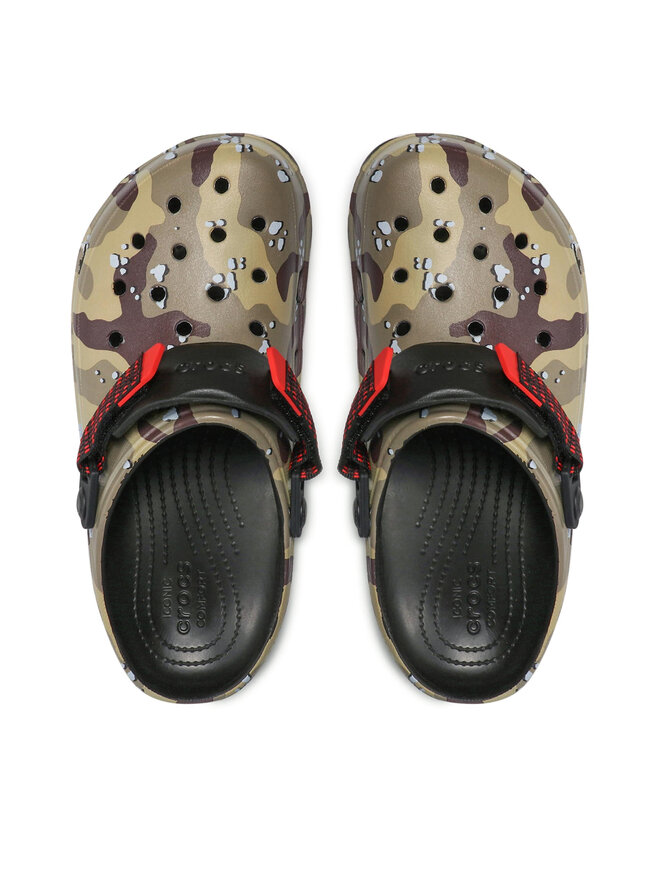 Crocs Pantoletten Crocs Classic All Terrain Desert Camo Clog 207305 Grün