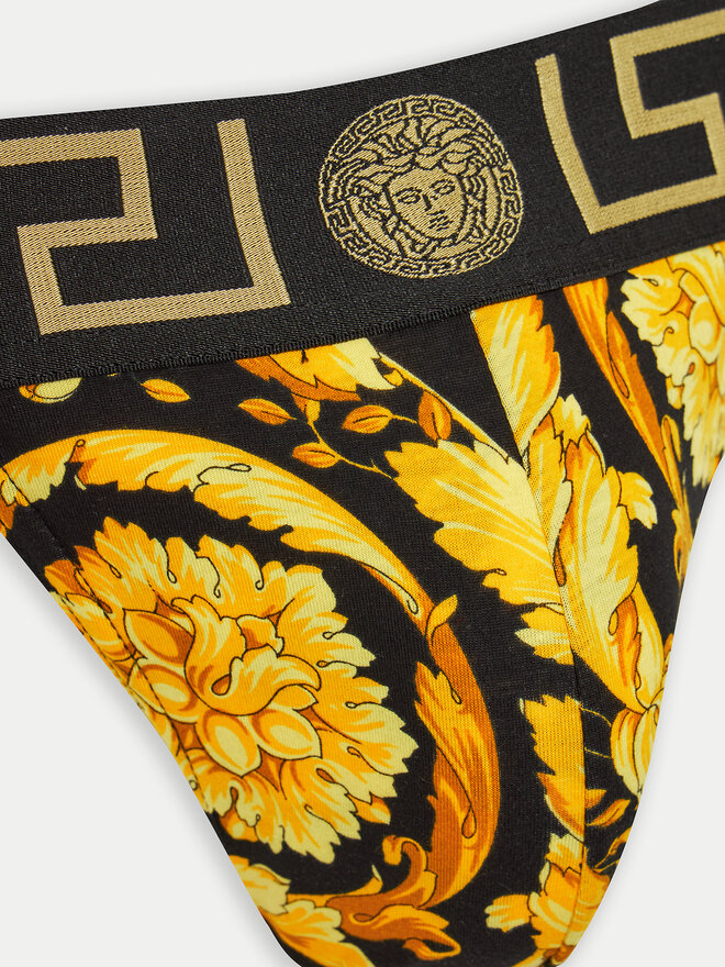 Versace Versace Σλιπ Jock Strap 1001382 1A11188 Μαύρο