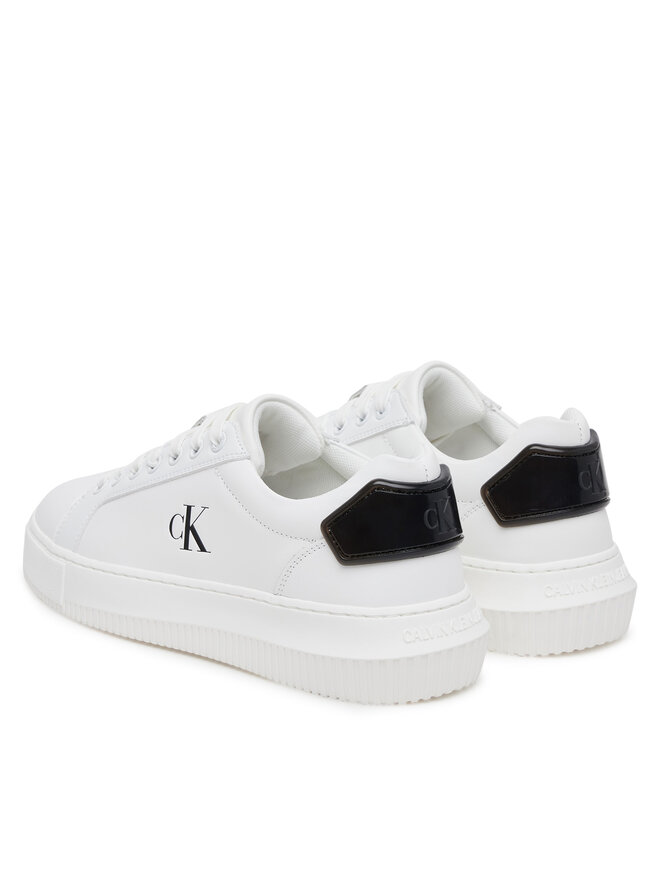 Calvin Klein Jeans Sportcipők Calvin Klein Jeans Chunky Cupsole Ru Patch Lth Wn YW0YW01846 Fehér