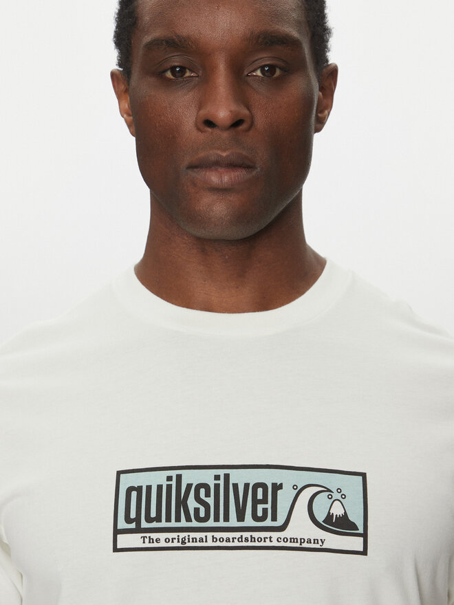 Quiksilver Quiksilver Majica EQYZT08040 Bela Regular Fit