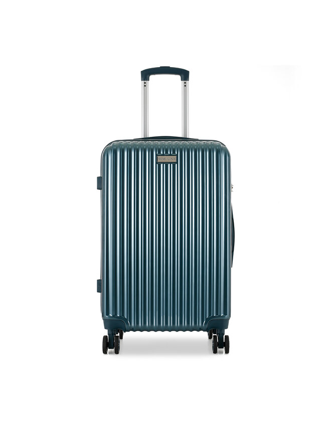 Semi Line Μεσαία Βαλίτσα Semi Line T5955-2 Σκούρο μπλε