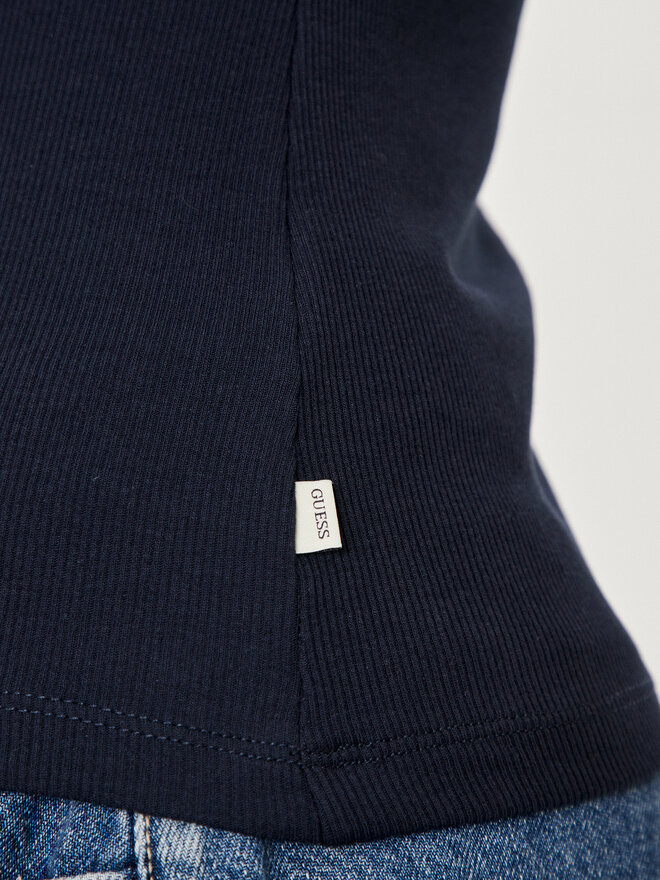 Guess Jeans Guess Jeans Póló W4YI64 KA0H1 Sötétkék Slim Fit