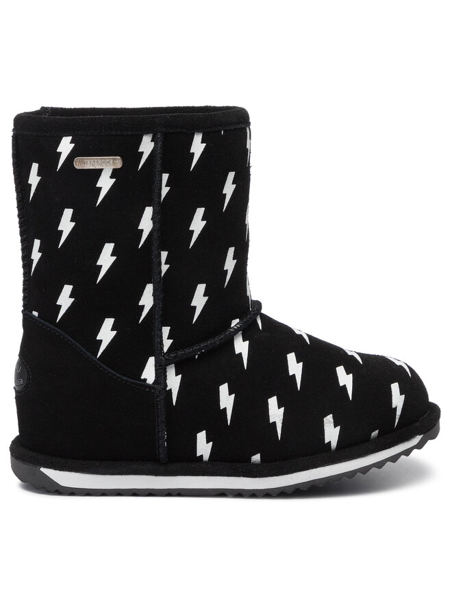 EMU Australia Μπότες Χιονιού EMU Australia Lightning Bolt Brumby K12102 Μαύρο
