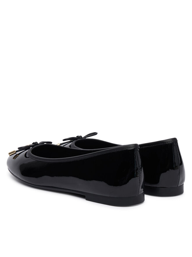 Tommy Hilfiger Ballerinas Tommy Hilfiger Th Charm Patent Ballerina FW0FW09481 Schwarz