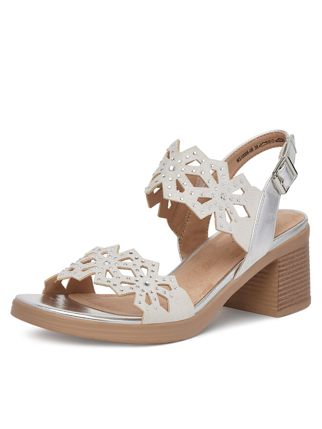Clara Barson Sandały Clara Barson WS10006-08 Srebrny