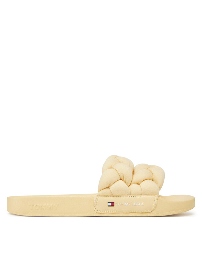 Tommy Jeans Šľapky Tommy Jeans Tjw Braided Slide EN0EN02764 Žltá