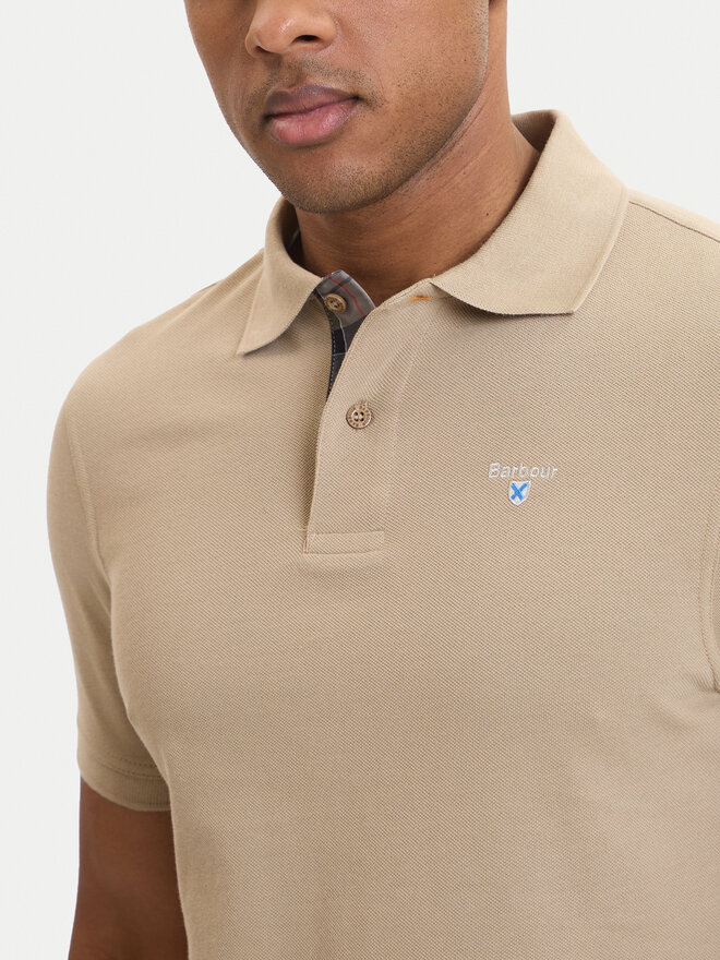 Barbour Barbour Poloshirt Tartan MML0012ST39 Beige Tailored Fit