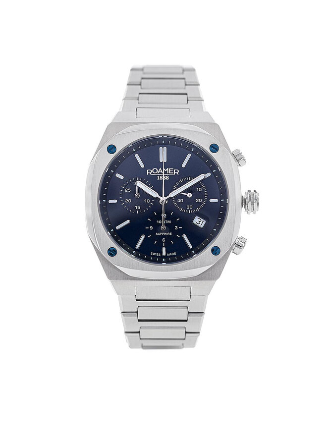 Roamer Годинник Roamer Stingray R7 Chrono 854837 41 45 50 Срібний