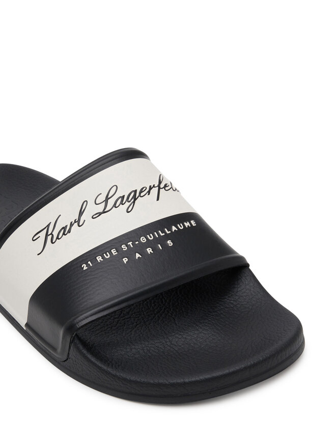 KARL LAGERFELD Şlapi KARL LAGERFELD KL70023 Negru