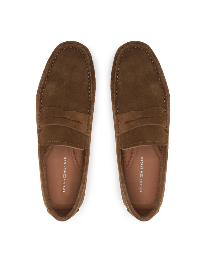 Tommy Hilfiger Mokasinai Tommy Hilfiger Casual Hilfiger Suede Driver FM0FM04271 Ruda