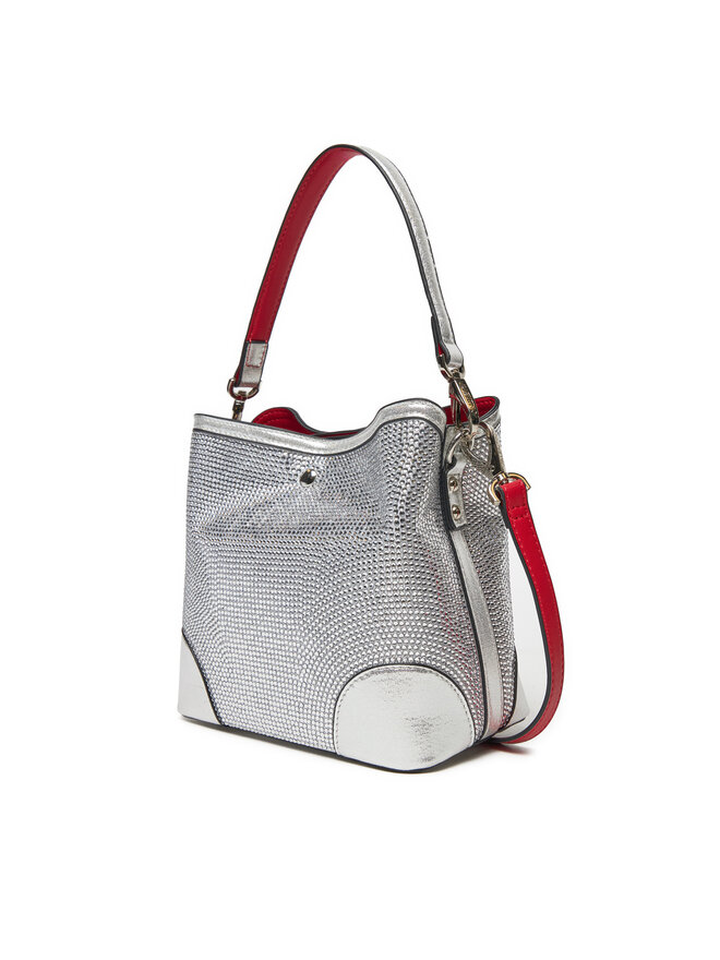Valentino Handtasche Valentino Label VBS8GW34 Silberfarben