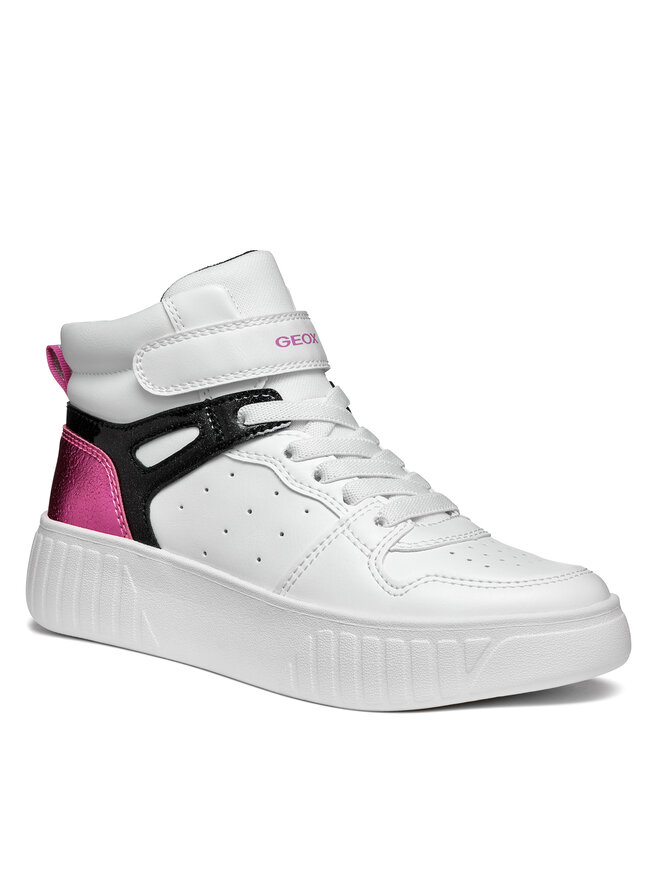 Geox Tenisice Geox J Mikiroshi Girl J46DVB 0BCKC C1Z8D M Bijela