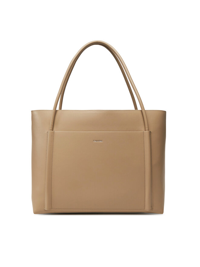 Calvin Klein Borsetta Calvin Klein Ck Linn Large Shopper K60K613109 Beige