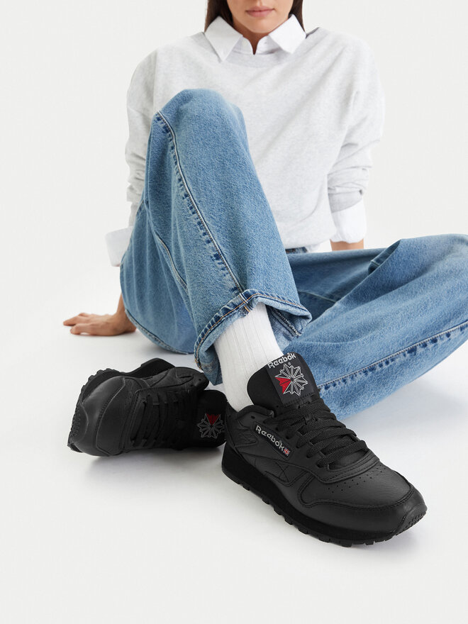 Reebok Снікерcи Reebok EO-CLASSIC LEATHER 100008497 W Чорний
