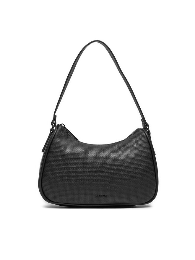 Calvin Klein Geantă Calvin Klein Ck Refine Shoulder Bag_Braid K60K612132 Negru