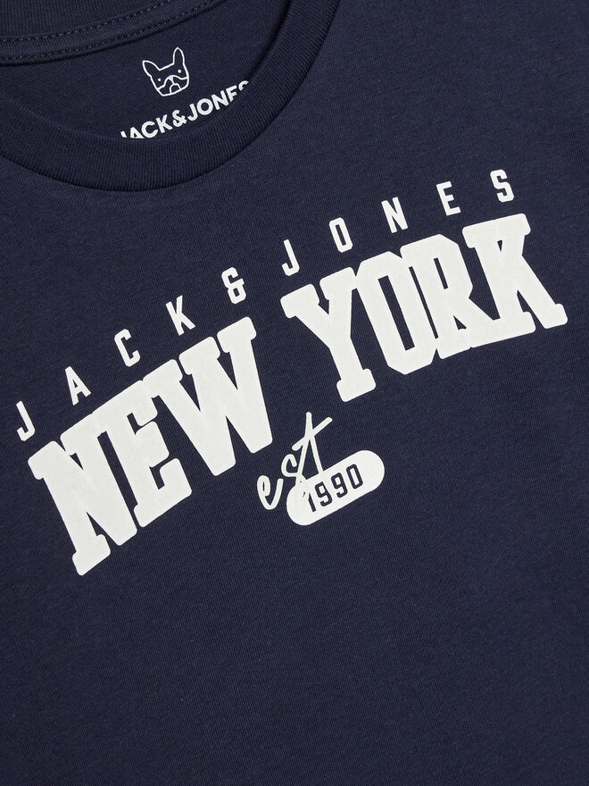 Jack&Jones Junior Jack&Jones Junior Marškinėliai Cory 12249670 Tamsiai mėlyna Loose Fit
