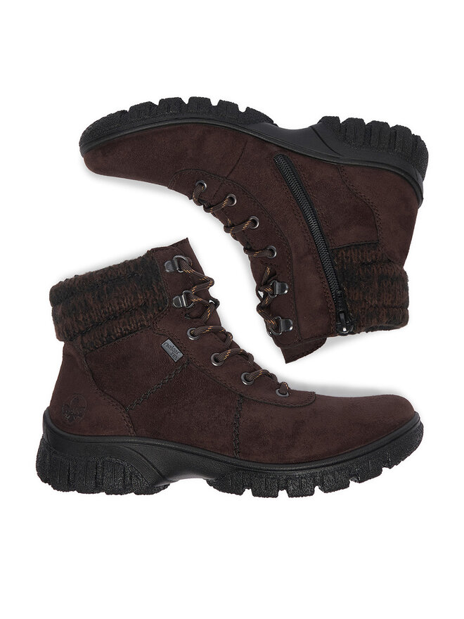Rieker Schnürschuhe Rieker CEO-Z7220-25 Dunkelbraun