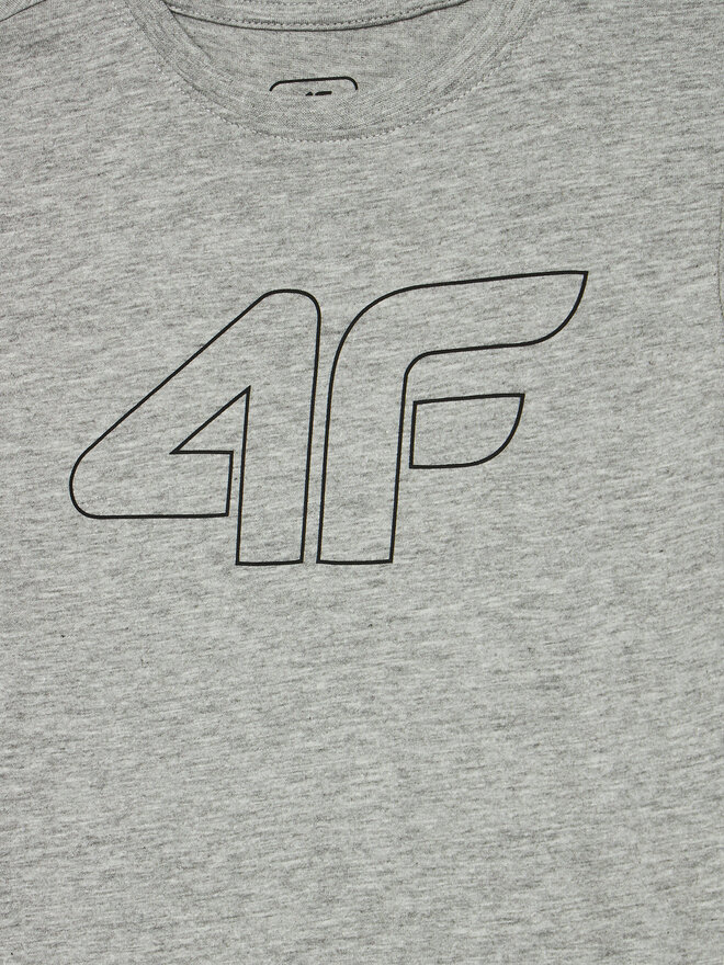 4F 4F Camiseta 4FJWMM00TTSHM1627 Gris Regular Fit