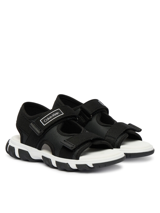 Calvin Klein Sandalen Calvin Klein Velcro Sandal V1B2-83321-1564 Schwarz