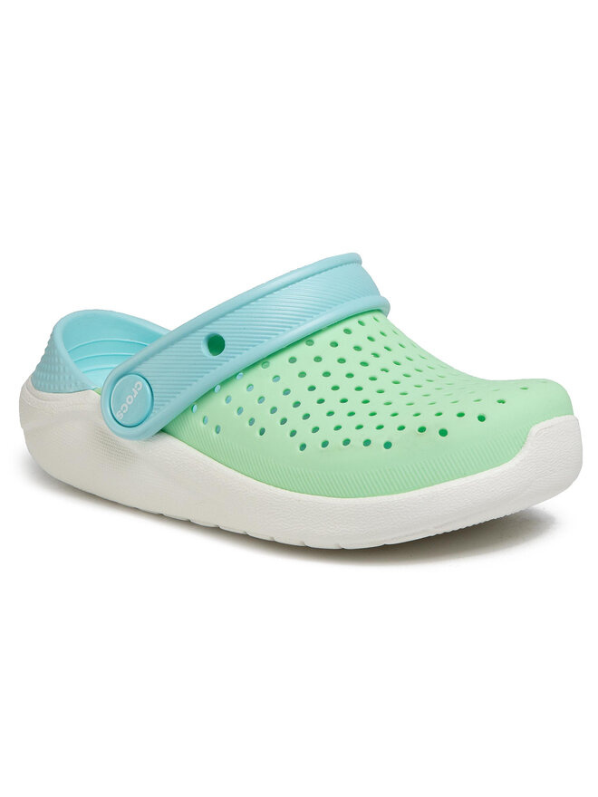 Pantoletten Crocs Literide Clog Kids 205964 Grun eschuhe