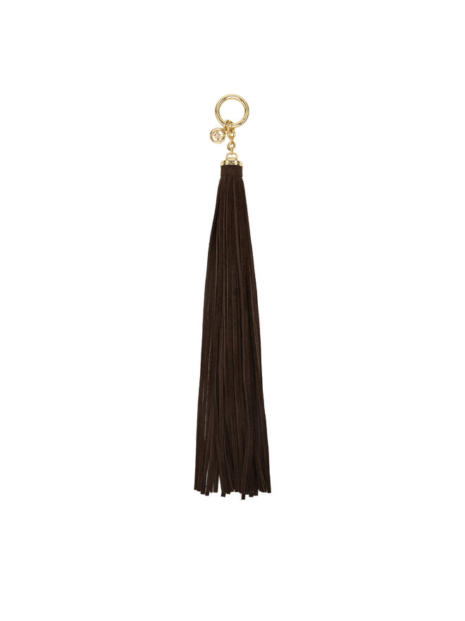 MICHAEL Michael Kors Schlüsselanhänger MICHAEL Michael Kors Tassel Charm 32F6GD0K1S Dunkelbraun
