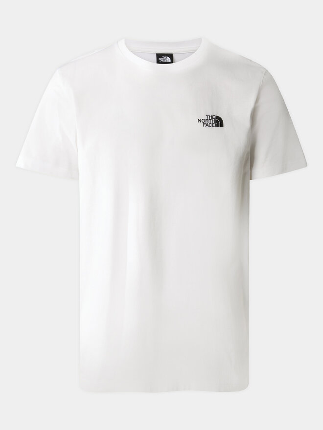 The North Face The North Face Camiseta Simple Dome NF0A87NG Blanco Regular Fit