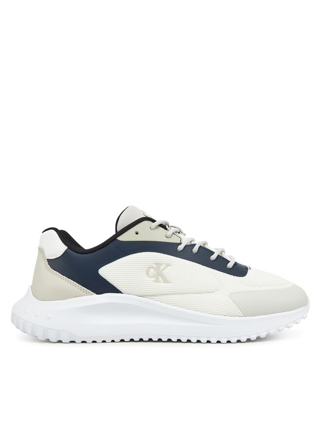 Calvin Klein Jeans Sneakers Calvin Klein Jeans Eva Runner Low Mesh Mix YM0YM01185 Écru