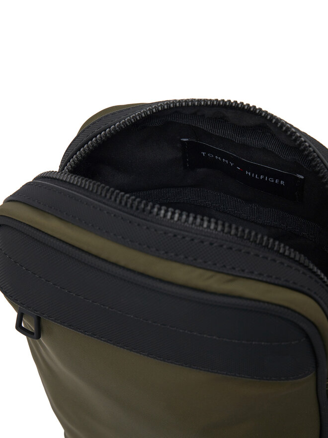 Tommy Hilfiger Плоска сумка Tommy Hilfiger Th Repreve Mini Reporter AM0AM13185 Зелений