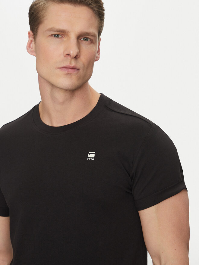 G-Star Raw G-Star Raw Póló Lash D16396-B353-2199 Fekete Relaxed Fit