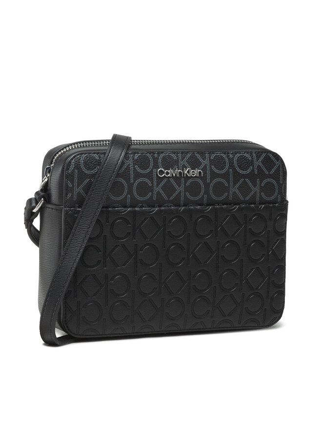 Handtasche Calvin Klein Mono Mix Camera Bag K60K608426 Schwarz