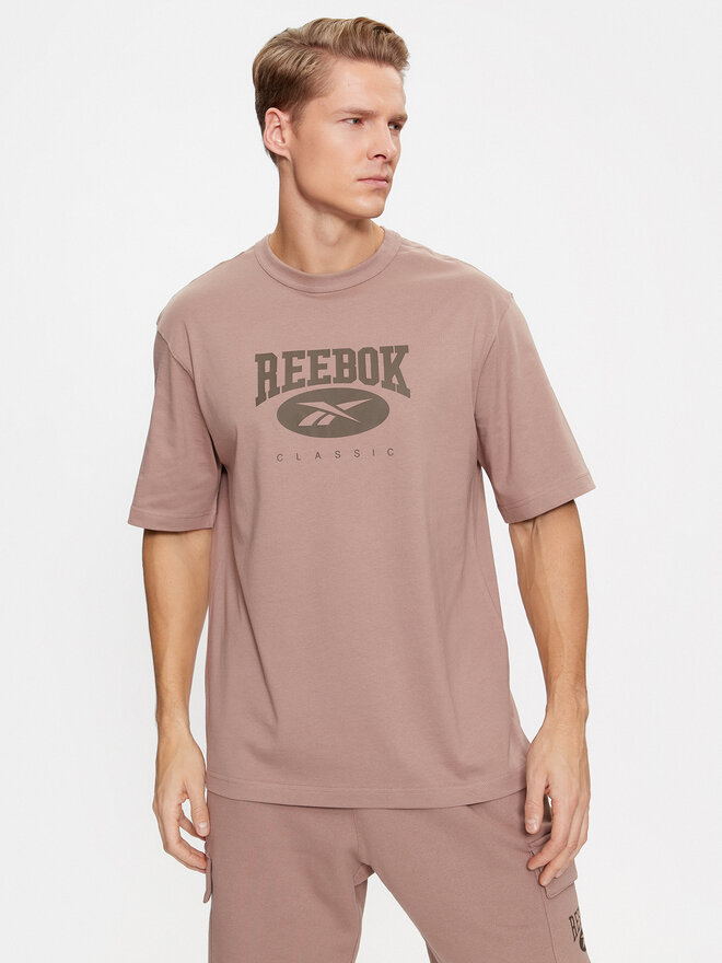 Reebok Reebok Marškinėliai Archive Essentials IL8792 Smėlio Regular Fit