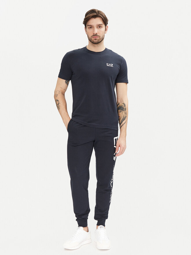 EA7 Emporio Armani EA7 Emporio Armani Póló 8NPT26 PJVQZ 1562 Sötétkék Regular Fit