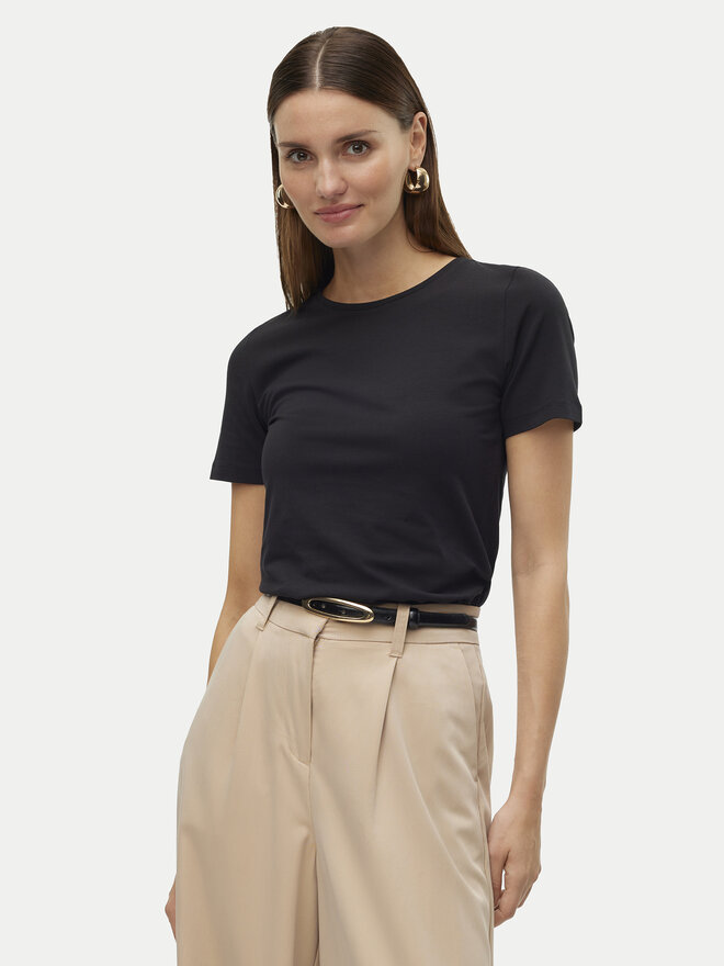 Vero Moda Vero Moda T-Shirt Lulu 10323755 Schwarz Regular Fit