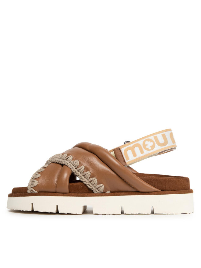 Mou Сандали Mou New Bio # 03 Criss-Cross Upper SW461004C Кафяв